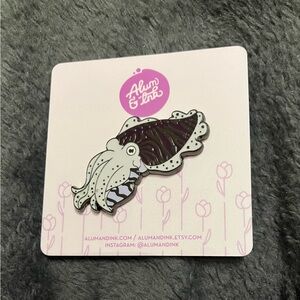 Cuttlefish Enamel Pin